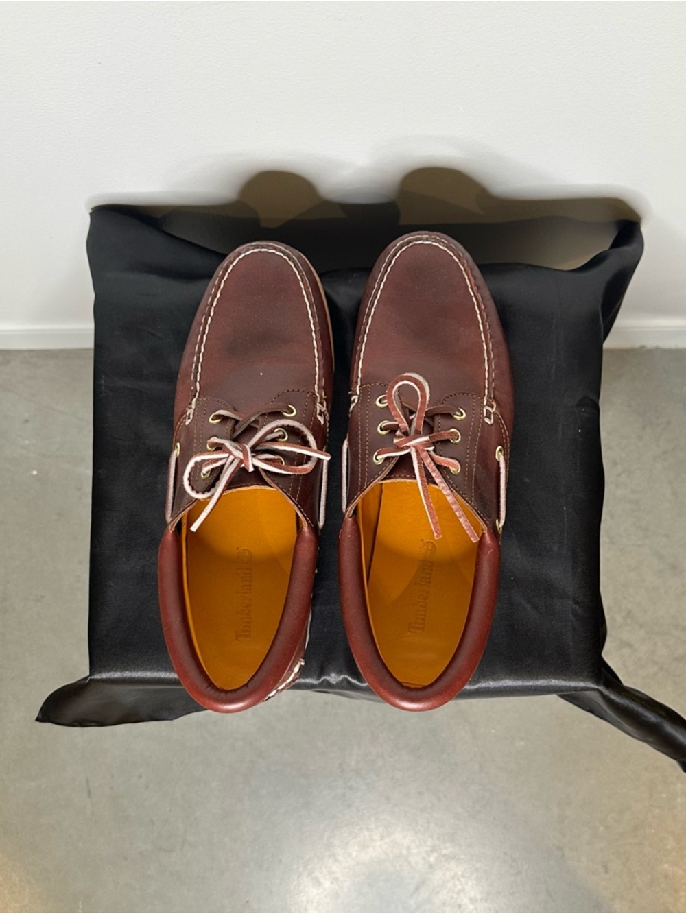 Mens Timberland 3-Eye Classic Handsewn Lug Boat Shoes - Picture 2 of 5